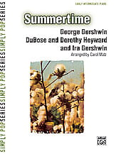 Summertime piano sheet music cover Thumbnail